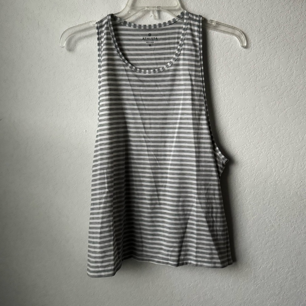 Athleta Striped Tank Top